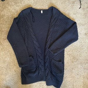 navy Knit cardigan